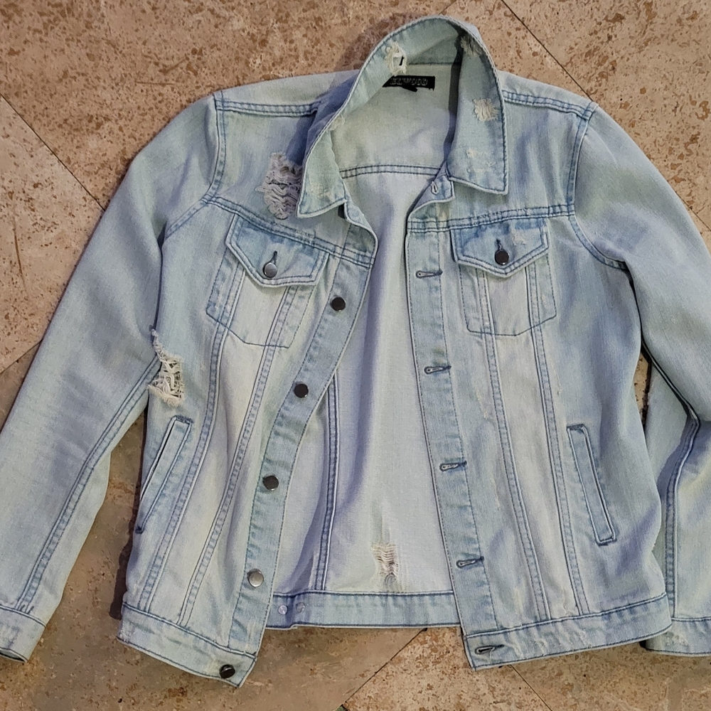 Elwood Light Wash Denim Jacket Youth Kids